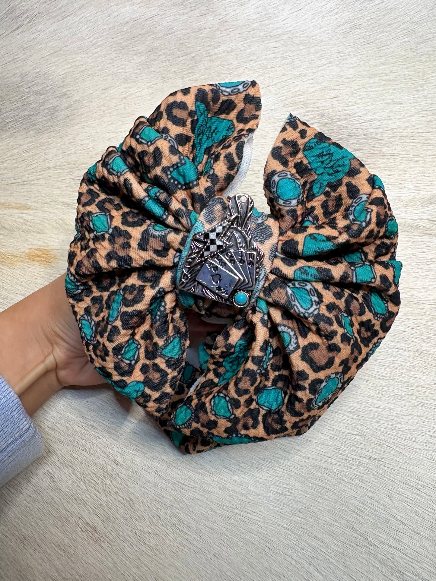 BABY SIZE EXTRA MESSY WRAP COW TAG CHARM ADDED