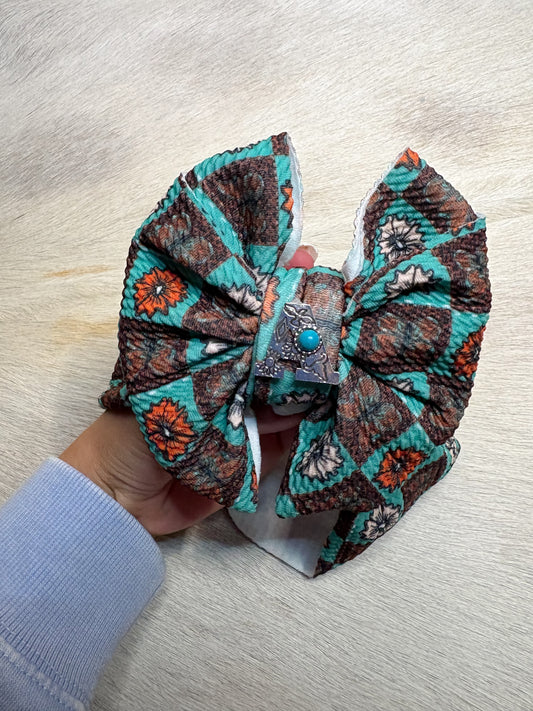 BABY SIZE MESSY WRAP INITIAL A CHARM ADDED