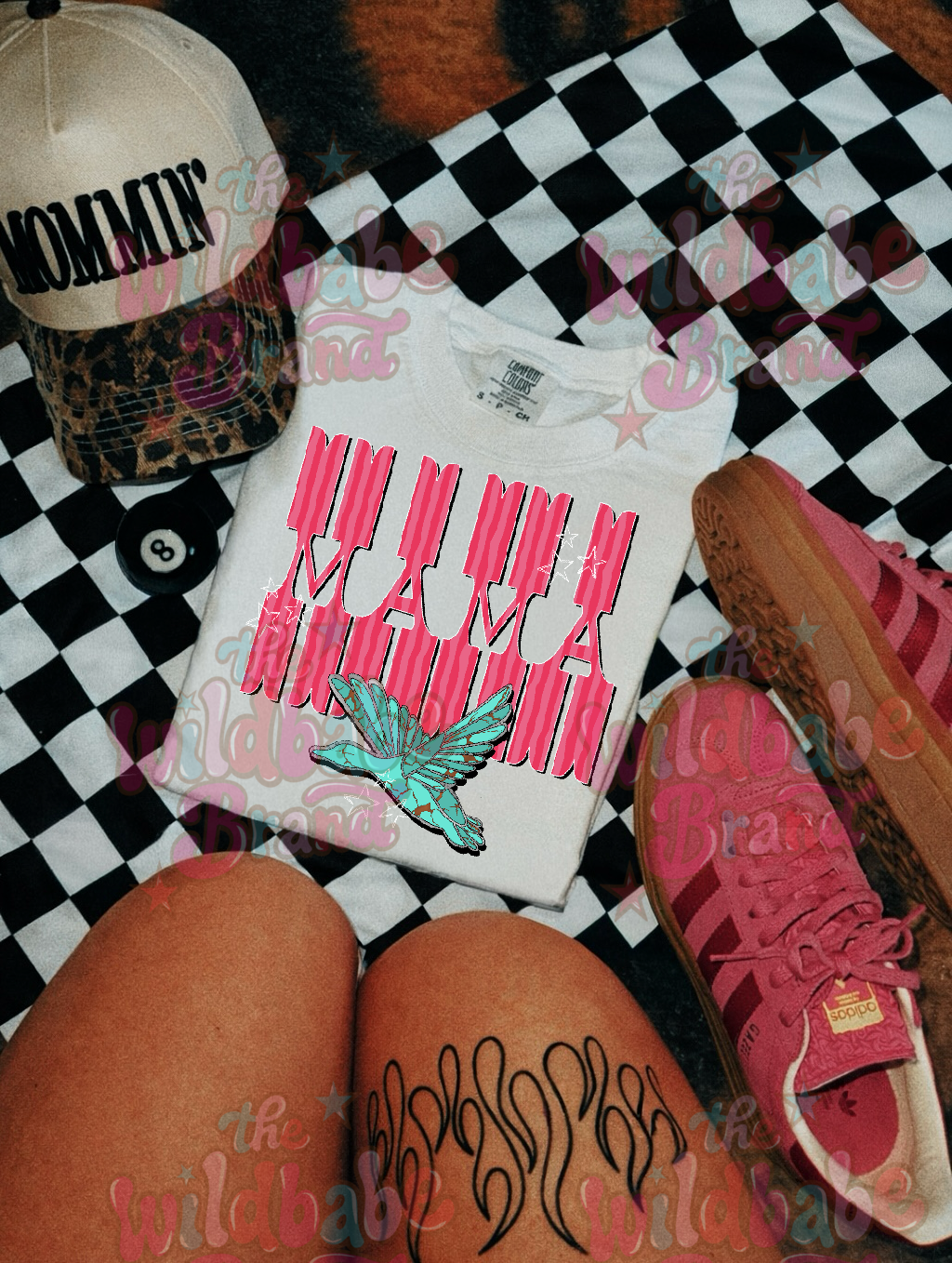 PINK MAMA MALLARD GRAPHIC TEE