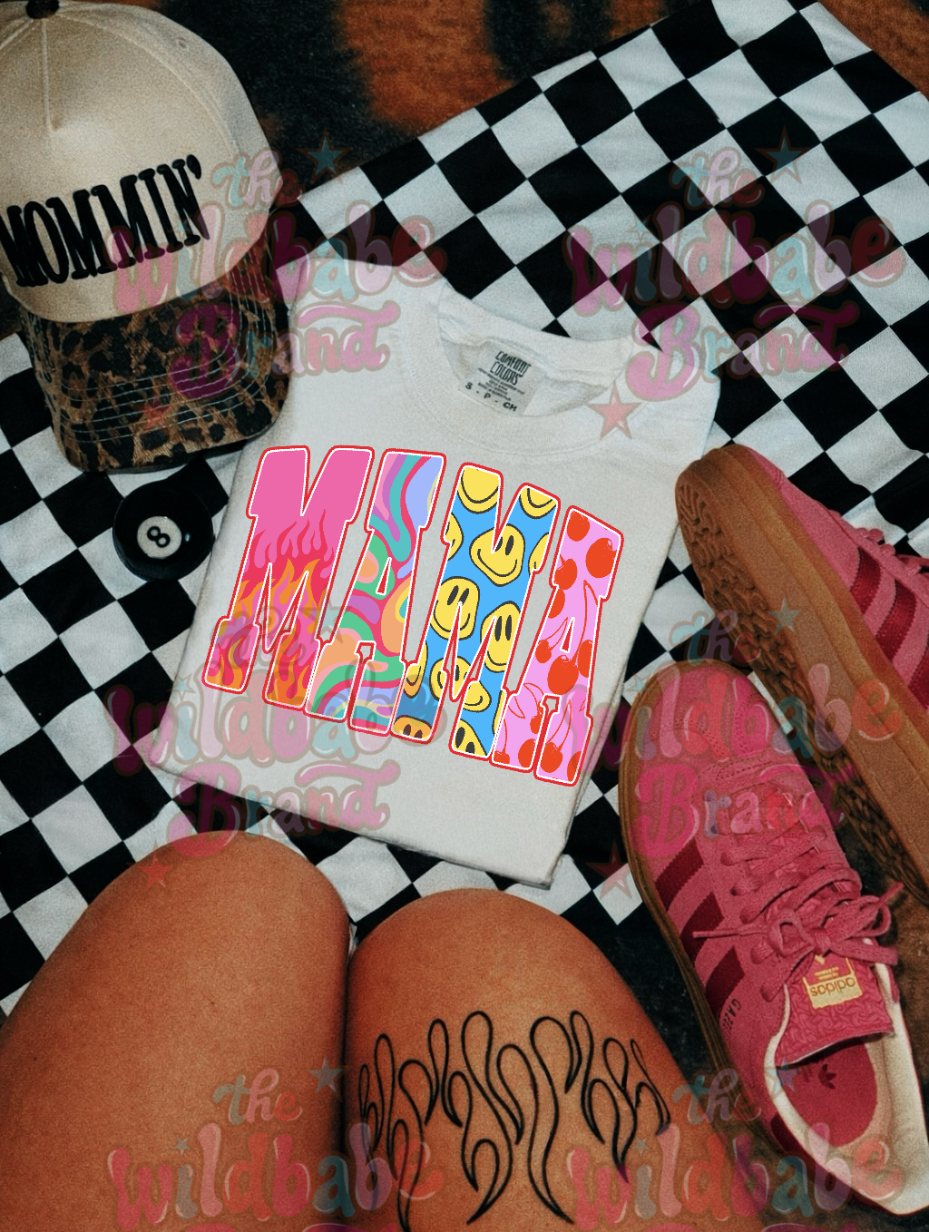 TRENDY SUMMER MAMA GRAPHIC TEE