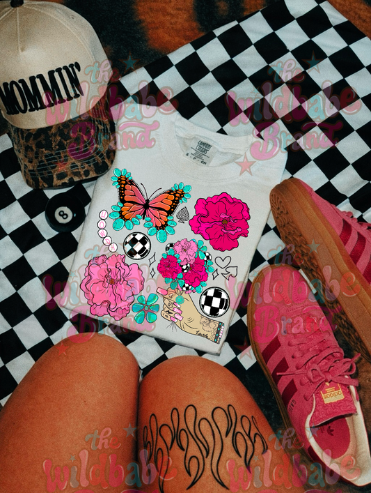 WESTERN COLLAGE GRAPHIC TEE