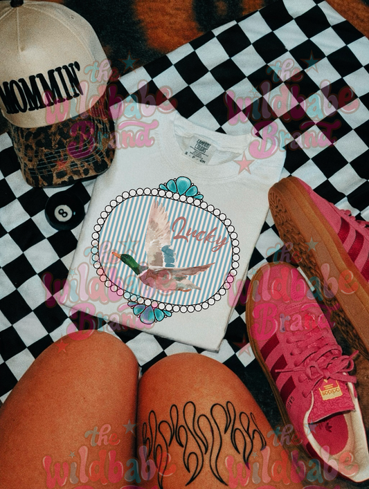 LUCKY DUCK GRAPHIC TEE