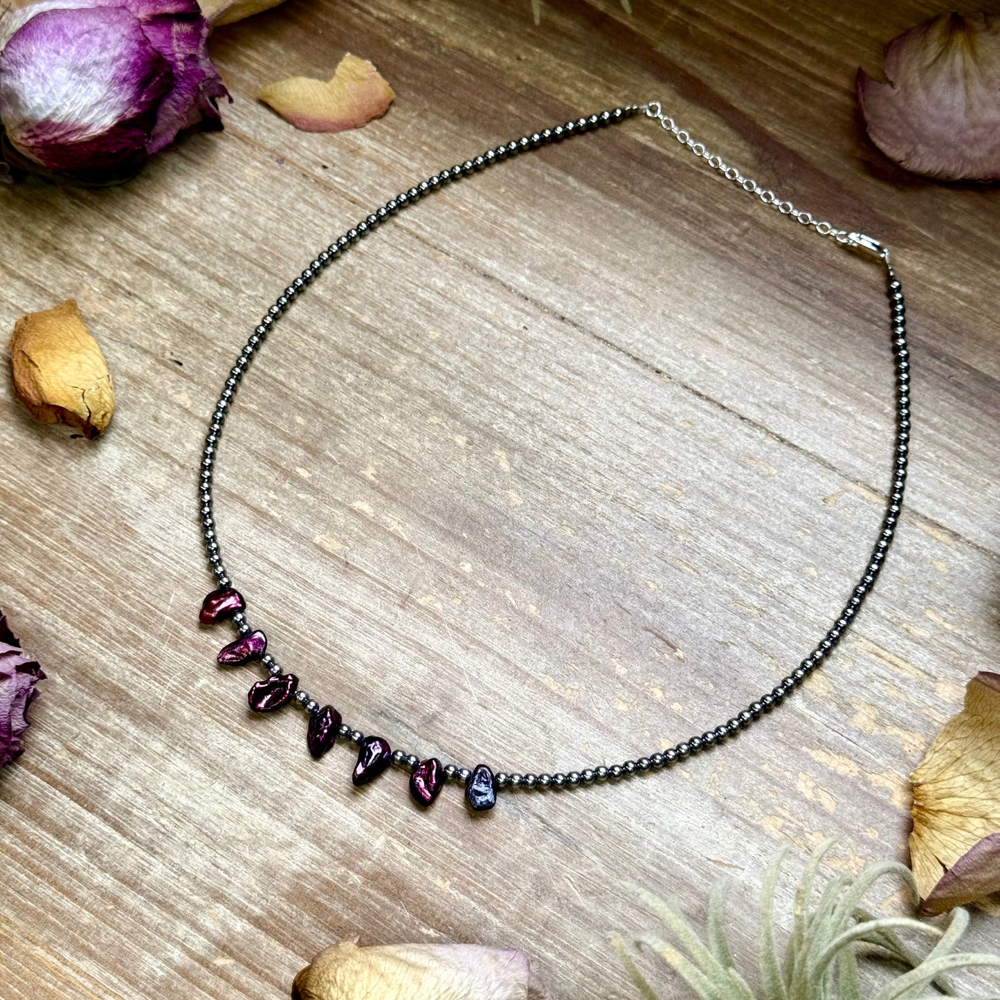 Dyed Freshwater Pearl Choker – 15.5”